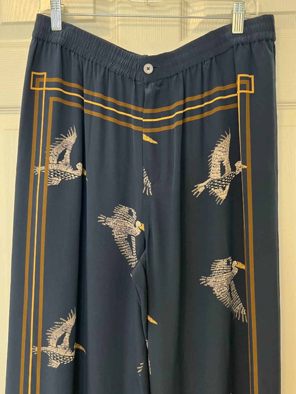 BILLY REID Silk Pelican Lounge Pant (NWT)